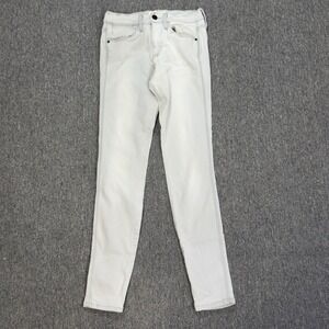 Frame Denim Jeans Womens 24 Gray Le High Skinny High Rise Stretch Light Gray